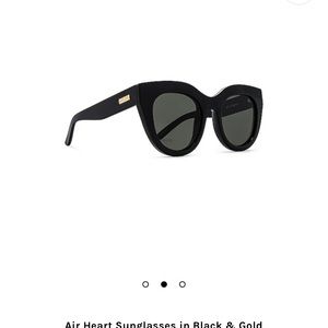 Le Specs Air Heart Sunglasses